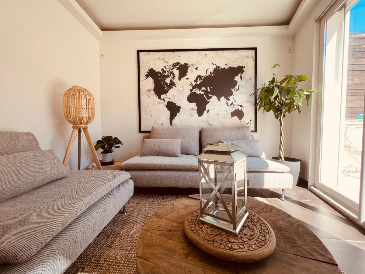 Maison De Village Ecusson - Logement Entier - 160M2 - 4Chambres - Centre Ville - Terrasse - Climatise نيم المظهر الخارجي الصورة